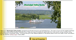 Desktop Screenshot of mississippivalleyrealty.com